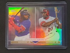 2022 Topps x Bobby Witt Jr. Crown Collection GUERRERO JR. + SR. SILVER FOIL /99