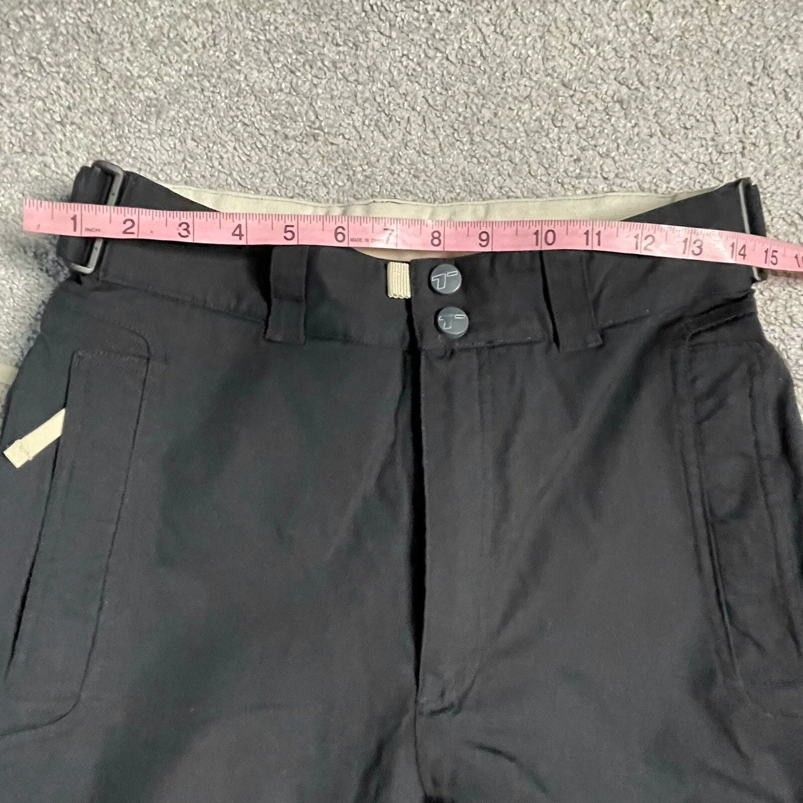 burton tactic snowboarding lined nylon zip pockets pants