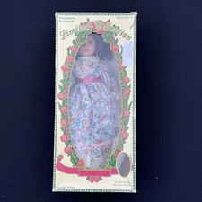Limited Collection Collectible Vintage Porcelain Doll with Ornament  Stand 18".