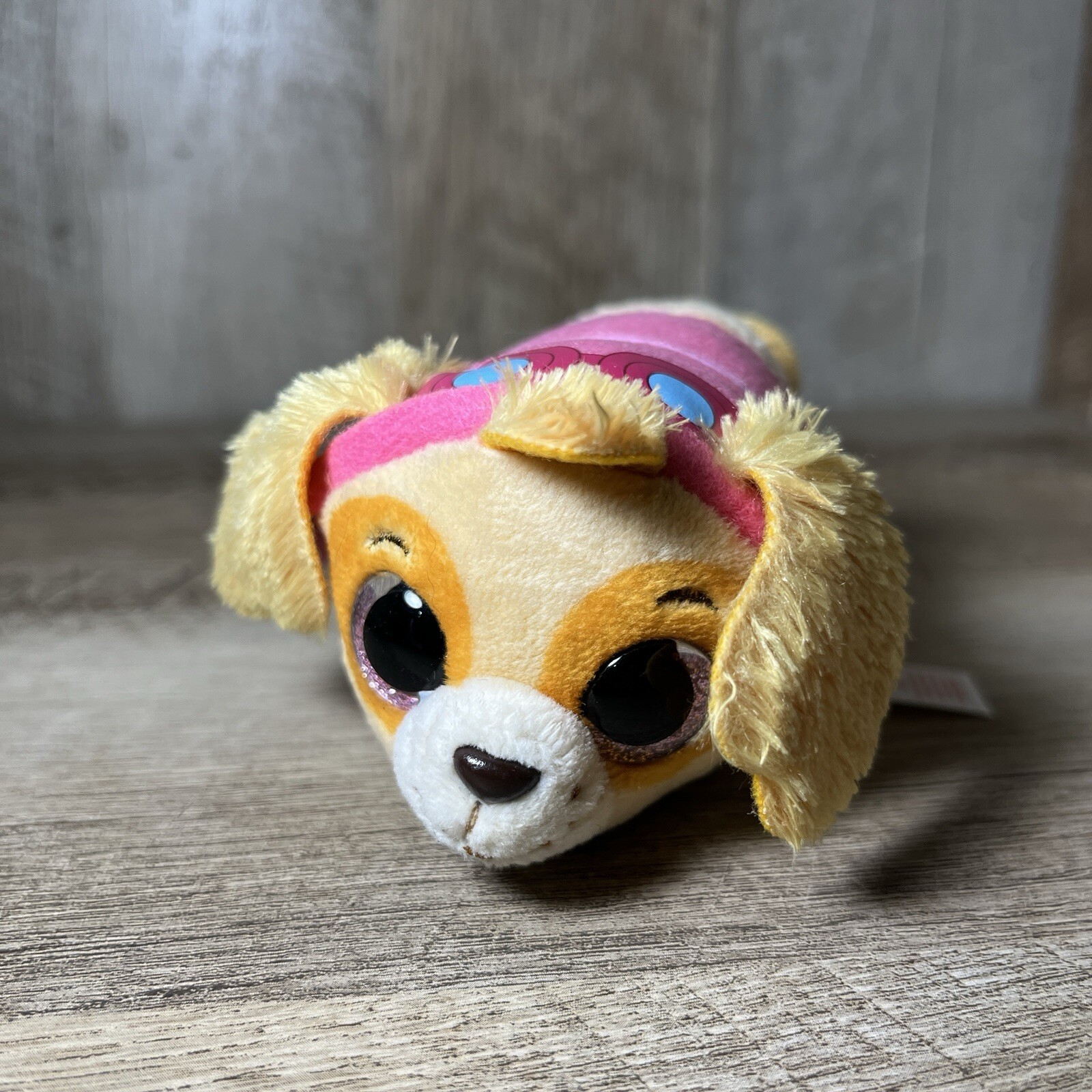 ⭐️ Ty Beanie Boos Teeny Tys Paw Patrol SKYE Plush Stackable Bean Bag Toy 4