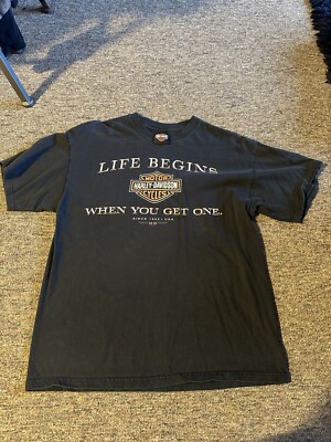 Harley Davison Billings Montana T Shirt 