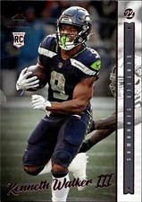 2022 Panini Chronicles #206 Kenneth Walker III Luminance Update Rookies Pink
