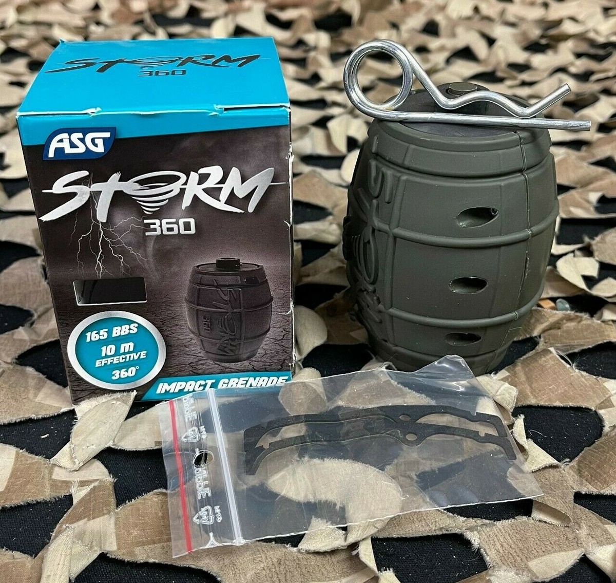 ASG STORM360 ガスBBグレネード　オリーブグリーン ASG STORM360 ガスBBグレネード オリーブグリーン - メルカリ