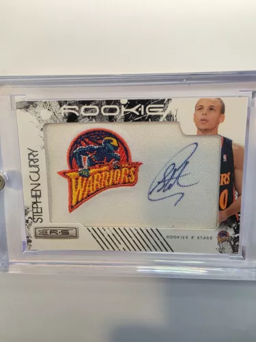 2009-10 Panini Rookies & Stars - Rookie Stephen Curry #222 /449 (AU, RC)