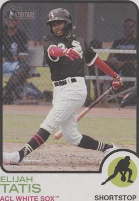 2022 Topps Heritage Minor League Edition - Elijah Tatis #165 - 1 of 1