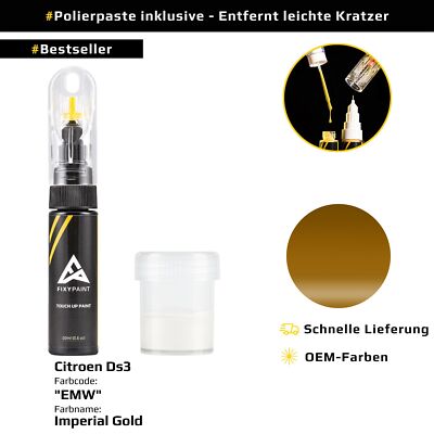 Lackstift für Citroen Ds3 Code: EMW Imperial Gold