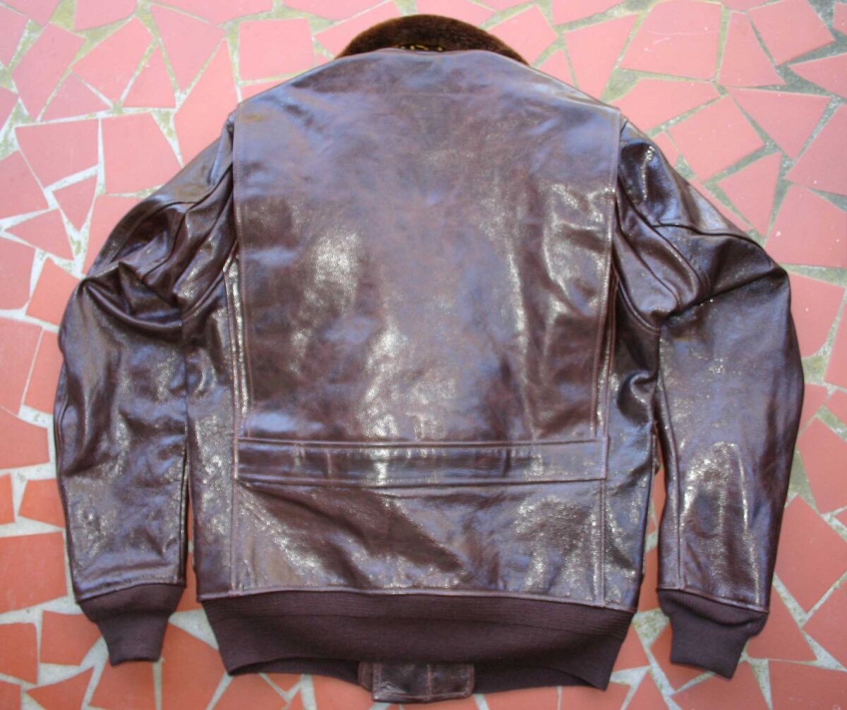 B-G INC. 55J14 KOREAN WAR USN G-1, NEW LEATHER FLIGHT JACKET B-G INC. 55J14 KOREAN WAR USN G-1, NEW LEATHER FLIGHT JACKET