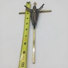 Vintage Brass Gold Metal Crucifix 10"  Wall Hanging Jesus On The Cross — photo 4