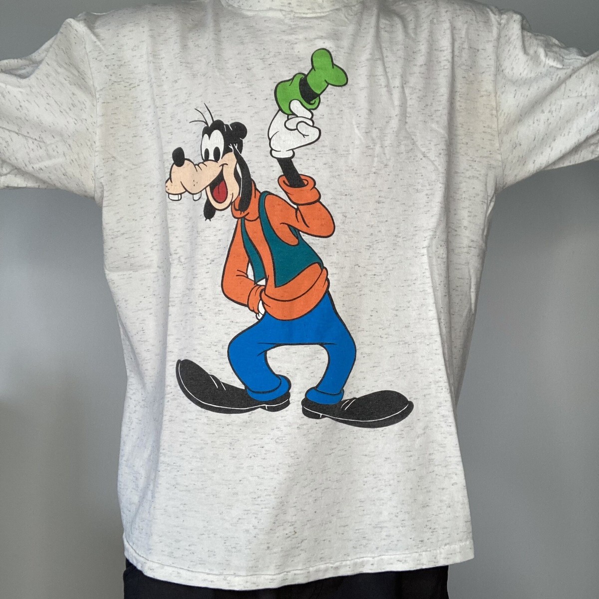 Vintage GOOFY single stitch Disney Designs Grey USA T Shirt One