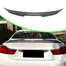 Rear Trunk Lip Spoiler Wing For BMW 4 Series F32 435i Coupe 2-Door Carbon Fiber