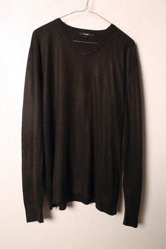 George Mens Fine Knit V Neck Jumper 