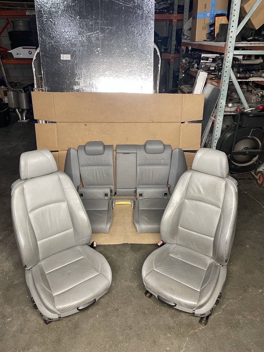 07-13 BMW E92 Coupe 328i 335i Sport Seats Front Rear Set OEM Gray