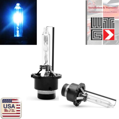 2 X D2C D2S D2R Deep Blue HID Xenon Headlight Light Bulbs OEM Replacement 10K