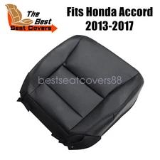 Driver Left Bottom Replacement PERF Seat Cover Black For 2013-17 Honda Accord