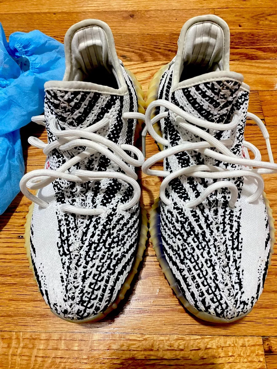 Yeezy zebra hotsell size 7.5