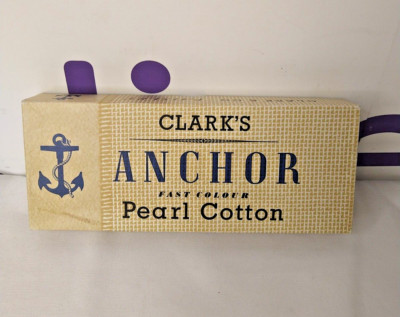 Vintage Box Of Clarks Anchor Fast Colour Pearl Cotton Multi-colour ...