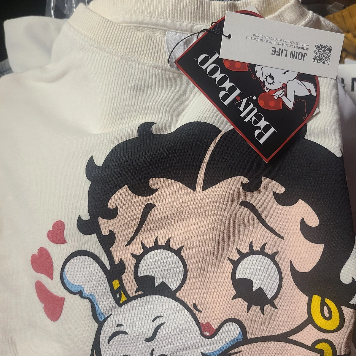 frío mentiroso A través de NWT Zara Betty Boop Sweatshirt 11-12 Girls | eBay