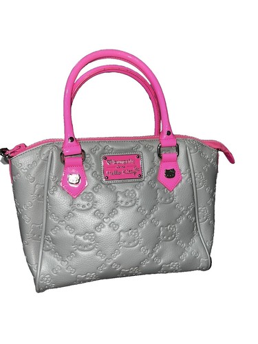 Hello Kitty Embroided Tote Bag Y2k Cute PU Leather Women's Bag | eBay