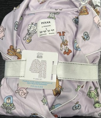 Disney Toy Story X Primark Long Sleeve Pyjama Set Size L New