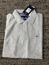 Tommy Hilfiger Mens Polo Shirts Core 1985 Slim Fit Polo Cotton Golf T Shirts NWT
