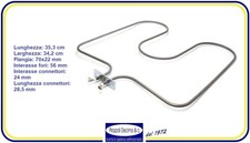 RESISTENZA SERPENTINA INFERIORE FORNO 1300W CANDY HOOVER ZEROWATT IBERNA