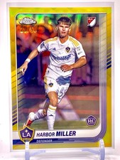 Harbor Miller 2025 Topps Chrome MLS True Gold #/50 LA Galaxy Rookie RC