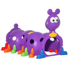 Caterpillar Climbing Tunnel for Kids Climb-N-Crawl Toy, 3-6 Years Old