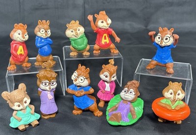 Alvin & the Chipmunks Chipettes Squeakquel 6 McDonald s Happy Meal Toys Lot