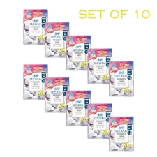 10-Pack Sofy Hadaomoi Organic Cotton Slim Night Pads 290mm with Wings 16 Sheets