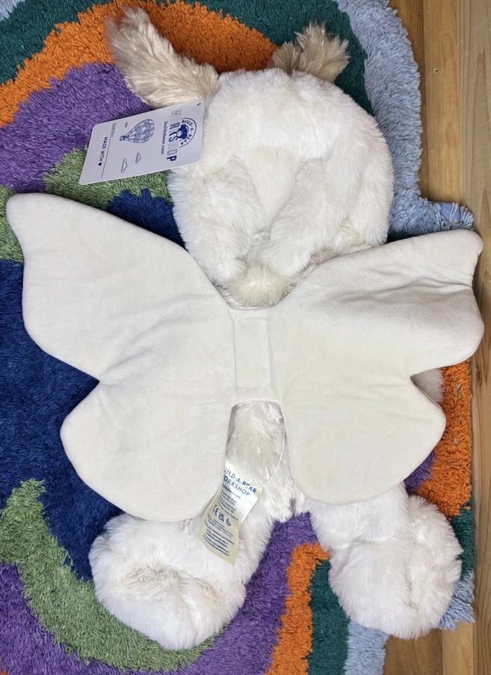 Build A Bear White Sky Puppy Moth Bear Set UNSTUFFED NWT - Image 4 of 4
