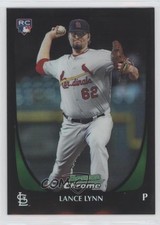 2011 Bowman Draft Chrome Refractor Lance Lynn #65 0st9