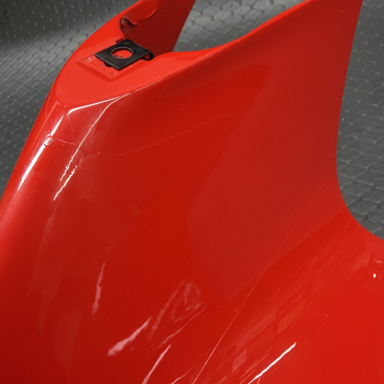 Genuine Ferrari SF90 Front Center Spoiler Cover 801664 Rosso Scuderia With PPF