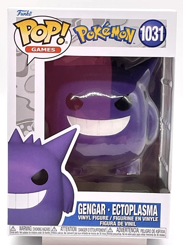 Gengar - Ectoplasma Pop #1031 Pokemon Funko Pop Games 2024 Gengar