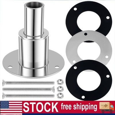 Thru Hull 24mm Exhaust Fitting SS316 For Diesel Heater Yacht Boat
