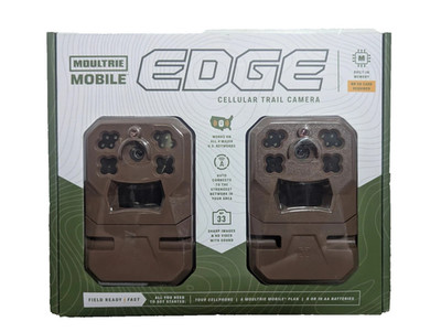Moultrie Mobile Edge Cellular Trail Camera - Beige, Pack of 2  BRAND NEW 