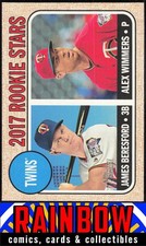 2017 Topps Heritage #179 James Beresford / Alex Wimmers Rookie Minnesota Twins