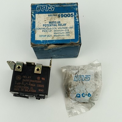 GE General Electric 19005 Potential Relay MARS 66 3ARR3MARS66