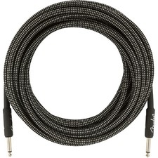 Fender Professional Series Straight to Straight Instrument Cable 25 ft. Gray