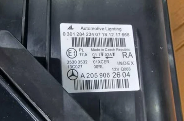 NUEVO FARO LED XENÓN LADO PASAJERO IZQUIERDO MERCEDES CLASE C W205 Foto 3 de 4