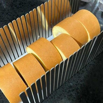 Edelstahl Brotschneider Backwerkzeug für hausgemachtes Brot für Toastkuchen