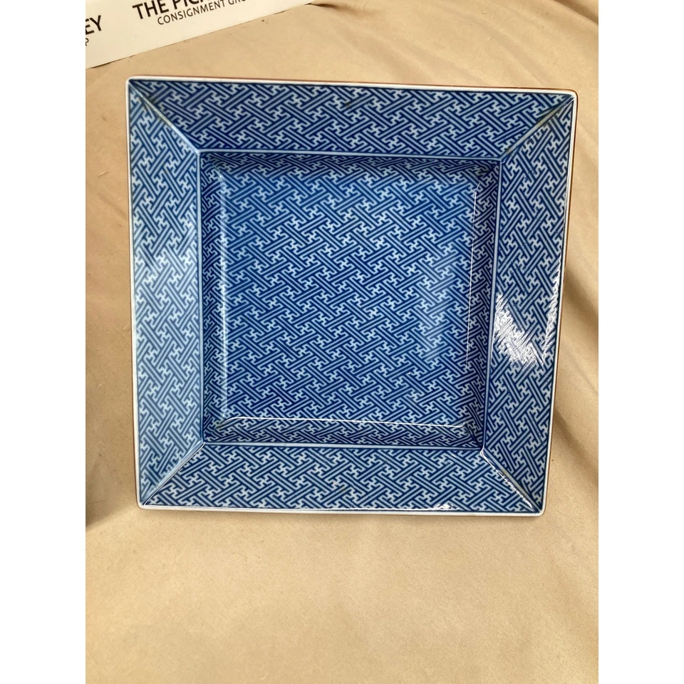 Fitz and Floyd Square Serving Dishes, Set of 3, 1978 FF MCM Pattern - Image 4 of 4