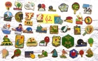 Lot of sport pins, table tennis, table tennis -9-