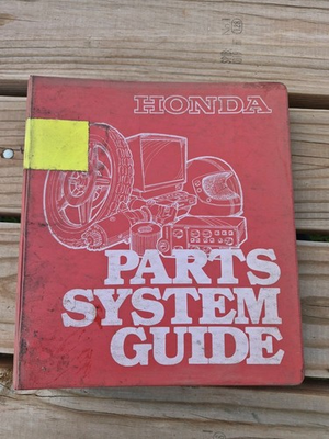 #ad #ad Title: Vintage Honda Parts System Guide Binder Lot Service Manuals 1985 1987 VT1 $64.99