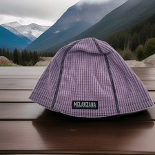 Melanzana Beanie Adult Size Med Purple Hat Fleece NWT Cap Made In USA Colorado