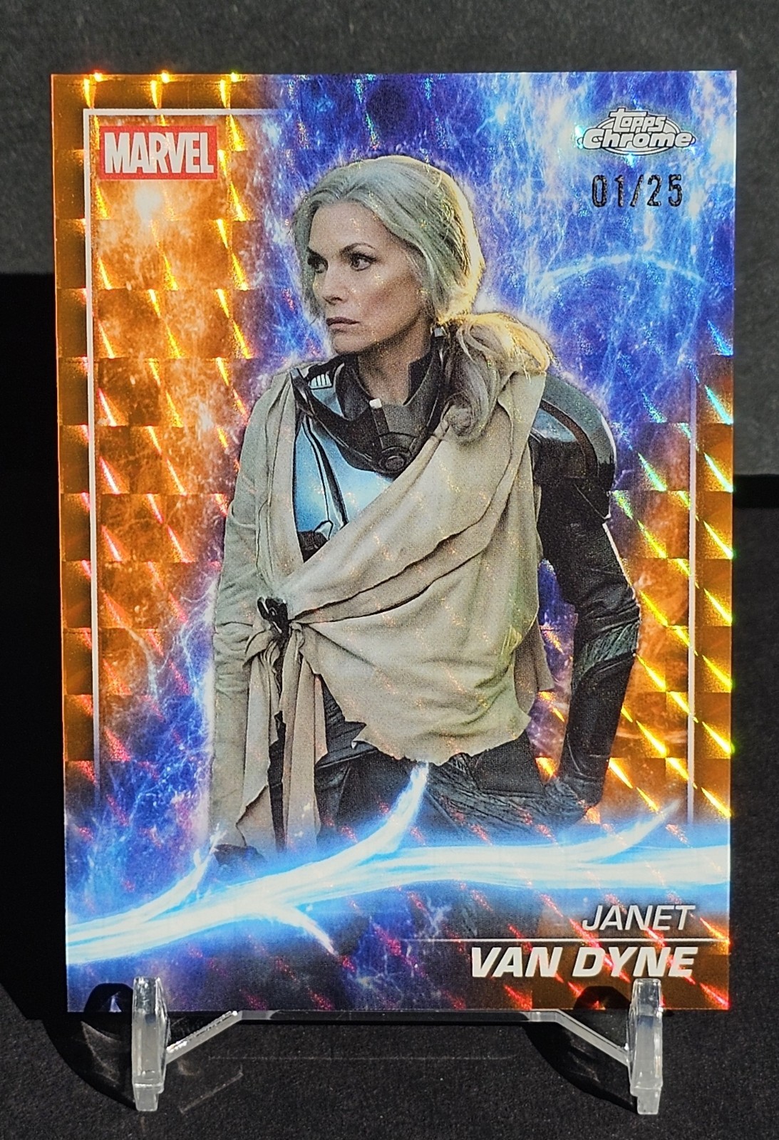 2025 Topps Chrome Marvel Studios #92 01/25 Janet Van Dyne  🍊 Geometric Refract