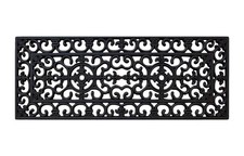 A1HC Indoor Outdoor Doormat 18x48, Natural , Audrey Entry Double Doormat Idea...