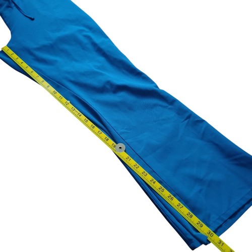 Jockey 2249 Women's Scrub Pants Blue Size Large Zip Pocket Stretch - Picture 8 of 10
