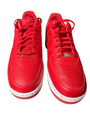 RARE SIZE 15!! - Nike Air Force 1 Jewel Swoosh - Sport Red