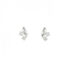 Authentic PT900 Diamond Earrings 0.08CT  #230-000-230-7335