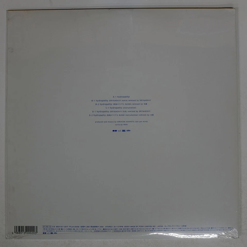 MIHO HYDROPATHY PONY CANYON PCJA00056 Japan 2x12 Foto 2 de 2